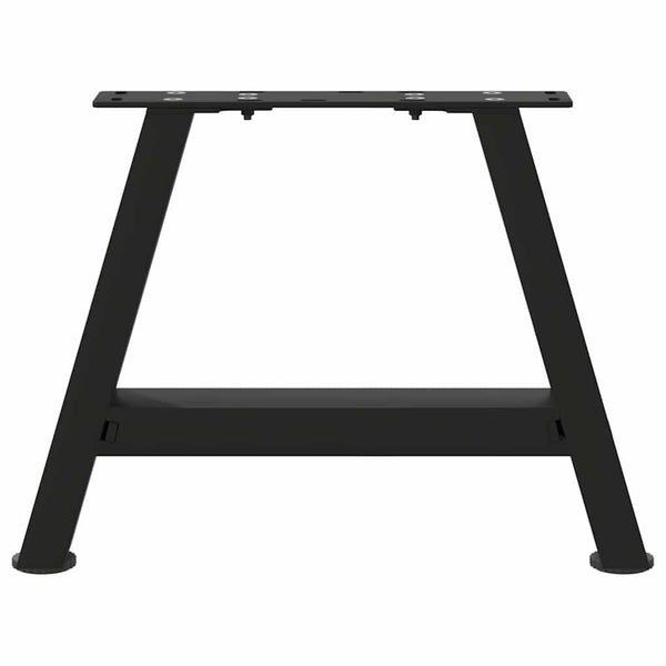 Musta sohvapöydän jalat a-muotoiset Karoi 50x(30-31)cm (2 kpl teräs)