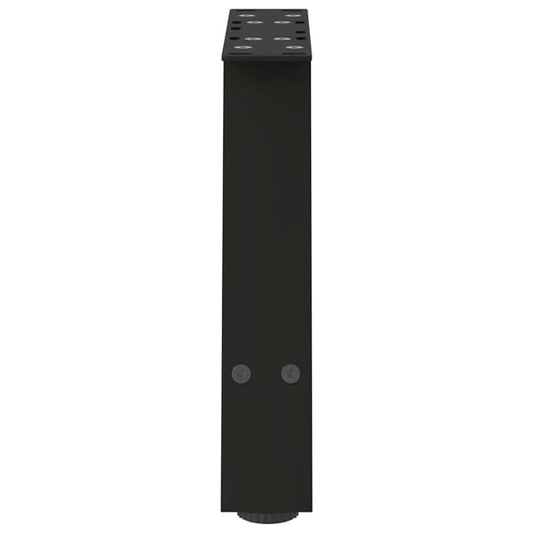 Musta sohvapöydän jalat a-muotoiset Karoi 50x(30-31)cm (2 kpl teräs)