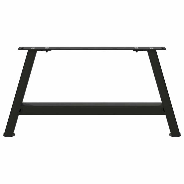 Musta sohvapöydän jalat a-muotoiset Karoi 60x(30-31)cm (2 kpl teräs)