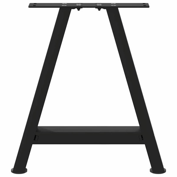 Musta sohvapöydän jalat a-muotoiset Karoi 38x(42-43)cm (2 kpl teräs)