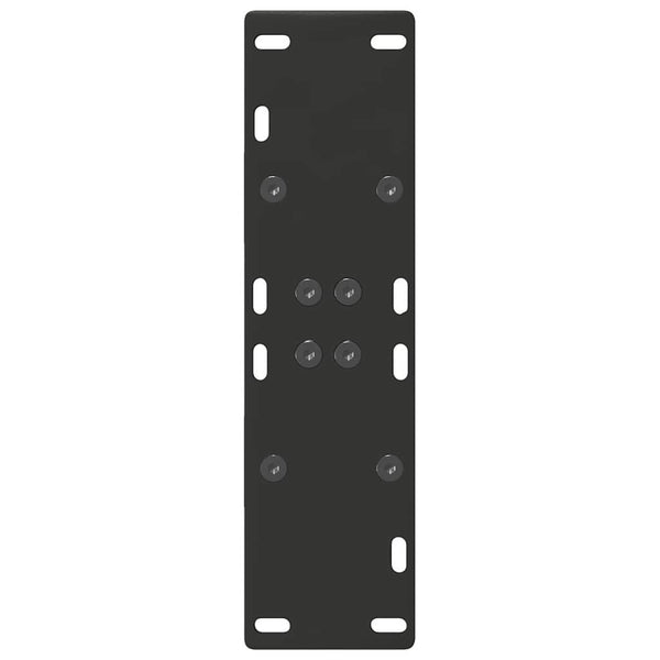 Musta sohvapöydän jalat a-muotoiset Karoi 50x(72-73)cm (2 kpl teräs)