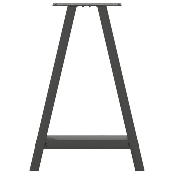 Antrasiitti sohvapöydän jalat a-muotoiset Karoi 50x(72-73)cm (2 kpl)