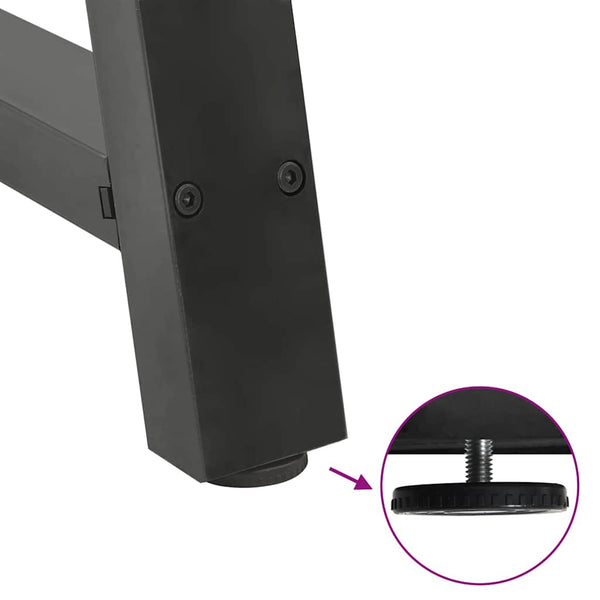 Antrasiitti sohvapöydän jalat a-muotoiset Karoi 50x(72-73)cm (2 kpl)