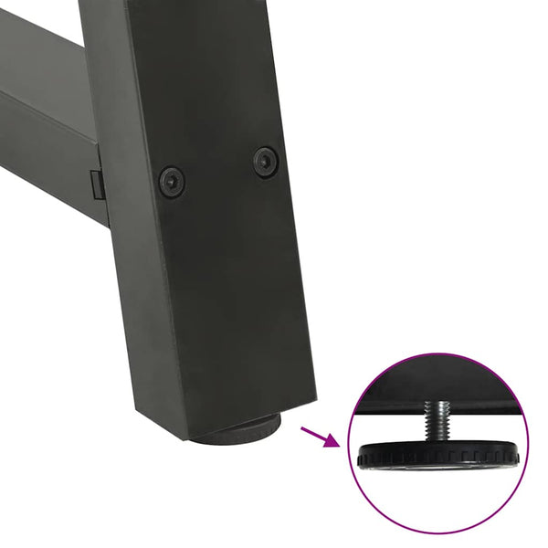 Antrasiitti sohvapöydän jalat a-muotoiset Karoi 60x(72-73)cm (2 kpl)