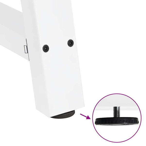 Valkoinen sohvapöydän jalat a-muotoiset Karoi 90x(72-73)cm (2 kpl)