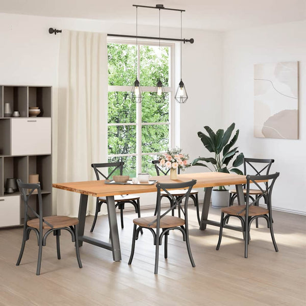 Antrasiitti sohvapöydän jalat a-muotoiset Karoi 90x(72-73)cm (2 kpl)