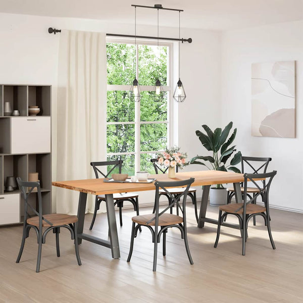 Antrasiitti sohvapöydän jalat a-muotoiset Karoi 100x(72-73)cm (2 kpl)