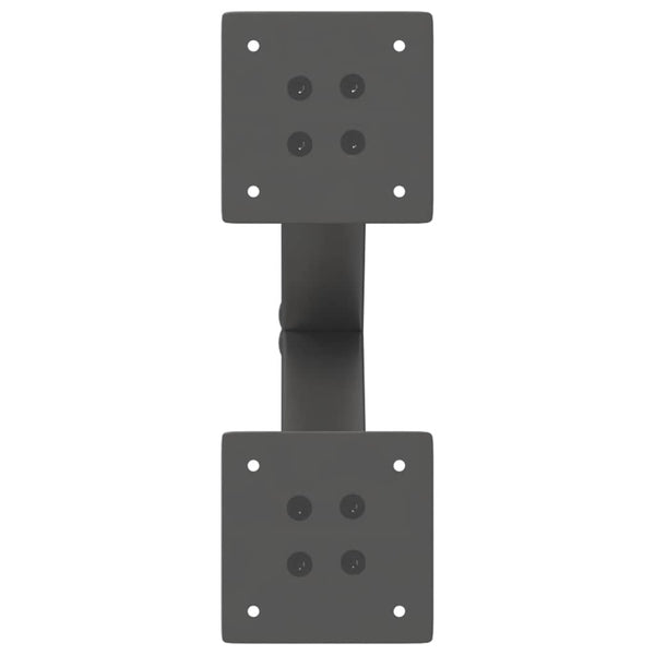 Antrasiitti sohvapöydän jalat x-muotoiset Pantil 40x(30-31)cm (2 kpl)