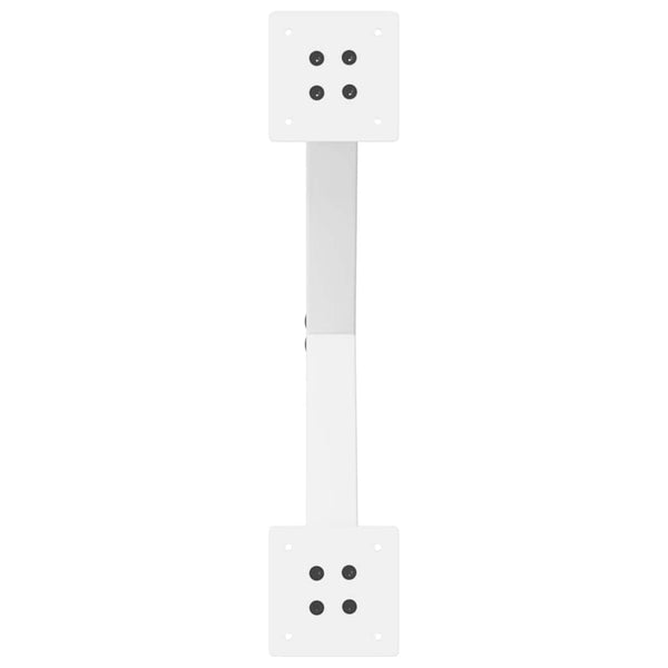 Valkoinen sohvapöydän jalat x-muotoiset Pantil 60x(42-43)cm (2 kpl)