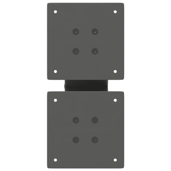 Antrasiitti sohvapöydän jalat x-muotoiset Pantil 40x(30-31)cm (2 kpl)