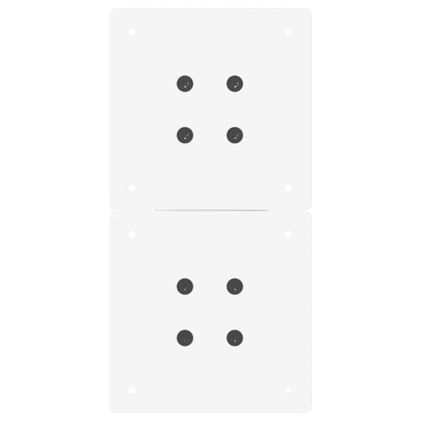 Valkoinen sohvapöydän jalat x-muotoiset Pantil 38x(42-43)cm (2 kpl)