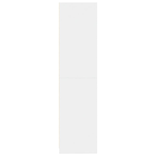 Vaatekaappi valkoinen 50x50x200 cm tekninen puu