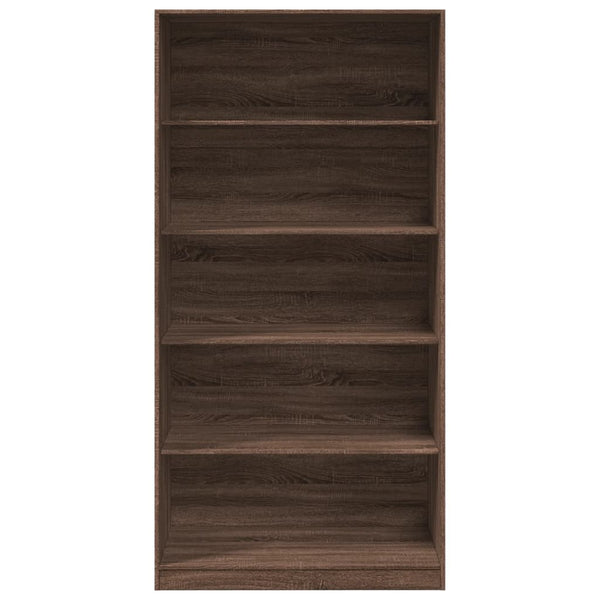 Vaatekaappi ruskea tammi 100x50x200 cm tekninen puu