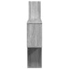 Harmaa seinähylly Klamer 100x15x70cm (puinen)