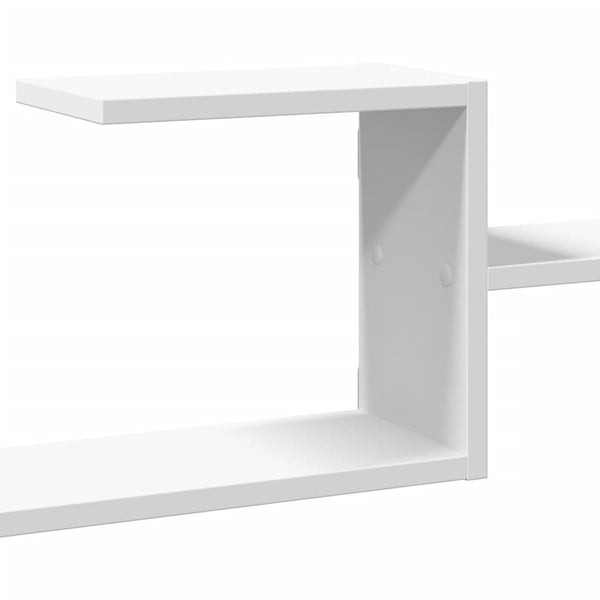 Valkoinen seinähylly Filotin 104x15x49cm (puinen)