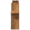 Vanha puu seinähyllyt Eviz 38x12x38cm (2 kpl, puinen)