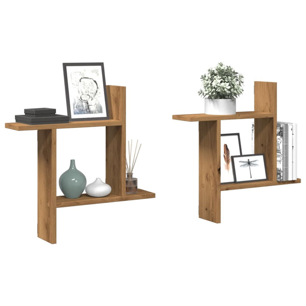Artesaani tammi kasvitelineet Eviz 50x12x50cm (2 kpl puinen)