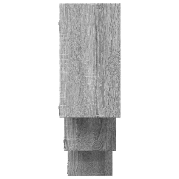 Harmaa seinähylly Soltut 159x18x66cm (puinen)
