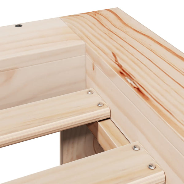 Sängynrunko ilman patjaa 90x190 cm täysi mänty