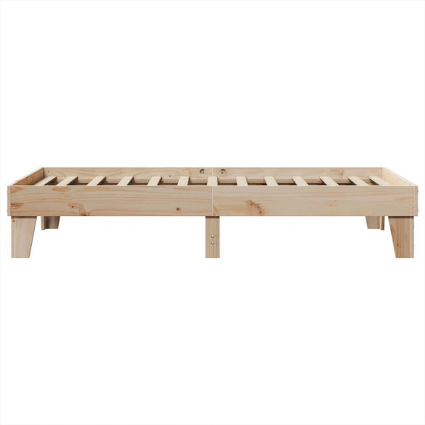 Sängynrunko ilman patjaa 100x200 cm täysi mänty