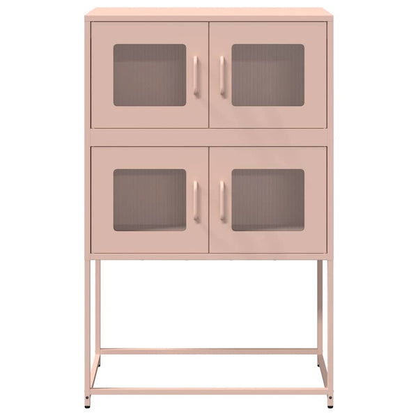 Pinkki highboard Elmar 68x39x107cm (teräs)