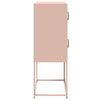 Pinkki highboard Elmar 68x39x107cm (teräs)