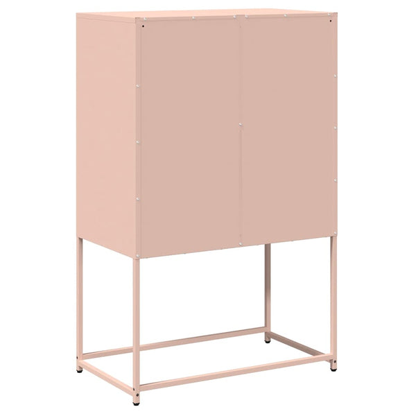 Pinkki highboard Elmar 68x39x107cm (teräs)