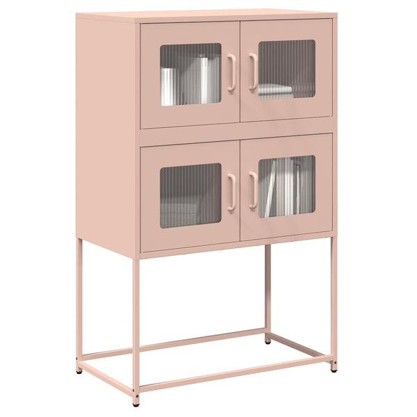 Pinkki highboard Elmar 68x39x107cm (teräs)