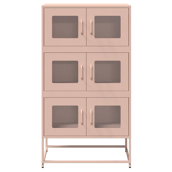 Pinkki highboard Elmar 68x39x123cm (teräs)
