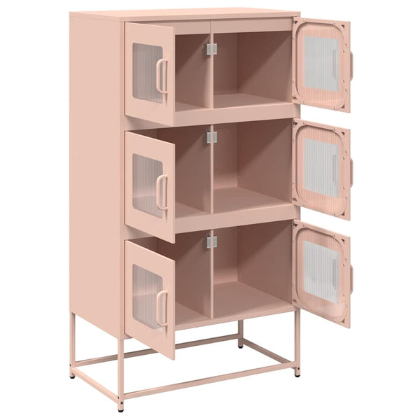 Pinkki highboard Elmar 68x39x123cm (teräs)