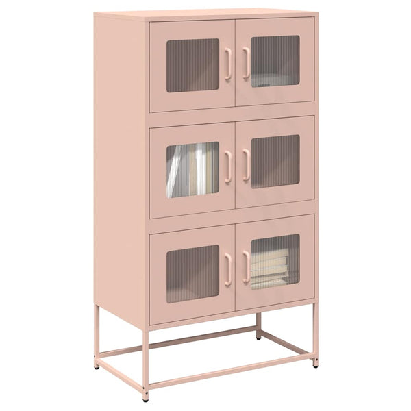 Pinkki highboard Elmar 68x39x123cm (teräs)