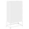 Valkoinen highboard Elmar 68x39x123cm (teräs)