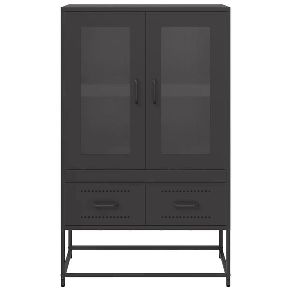 Musta kaappi Chong 68x39x111,5cm (teräs)