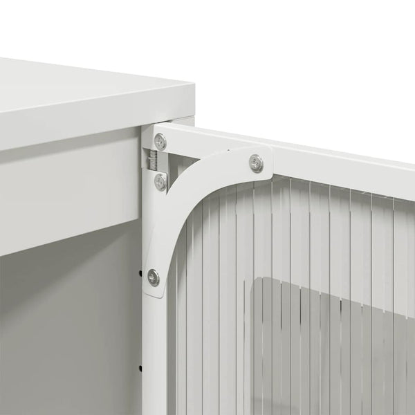 Valkoinen kaappi Chong 68x39x111,5cm (teräs)