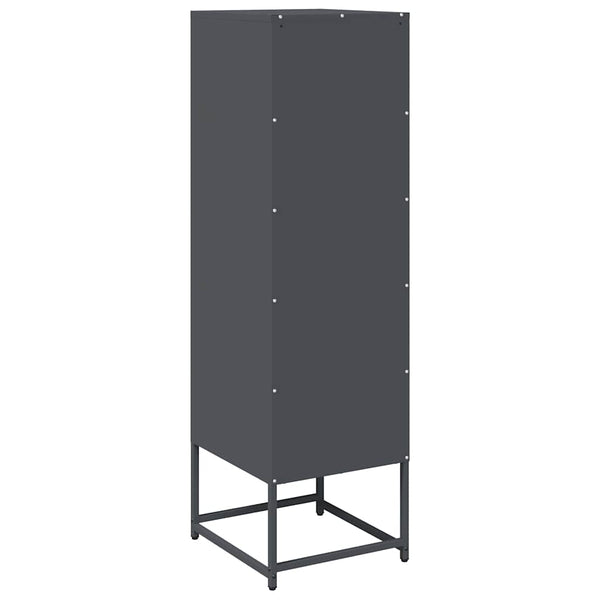 Antrasiitti highboard Saledin 36x39x123cm (kylmävalssattu teräs)