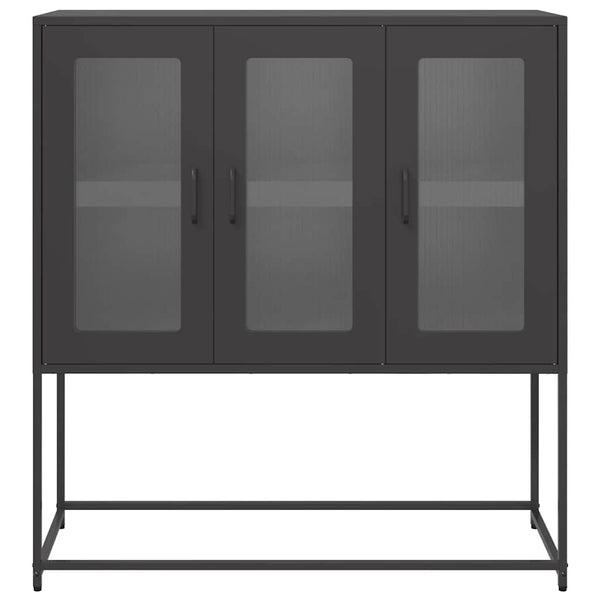 Musta senkki Nestaca 100,5x39x107cm (kylmävalssattu teräs)