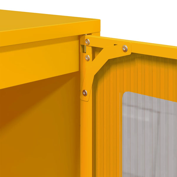 Sinapinkeltainen senkki Nestaca 100,5x39x107cm (kylmävalssattu teräs)