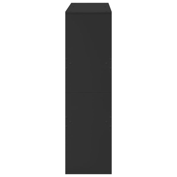 Kirjahylly/tilanjakaja musta 100x33x115 cm