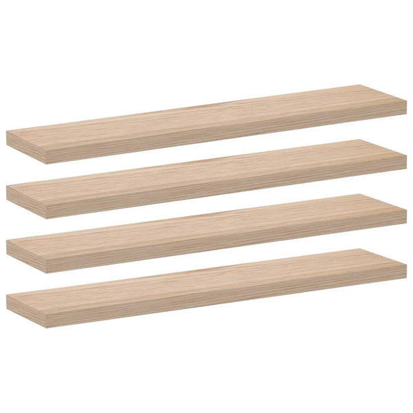 Kelluvat hyllyt 4 kpl 110x23,5x4 cm tekninen puu