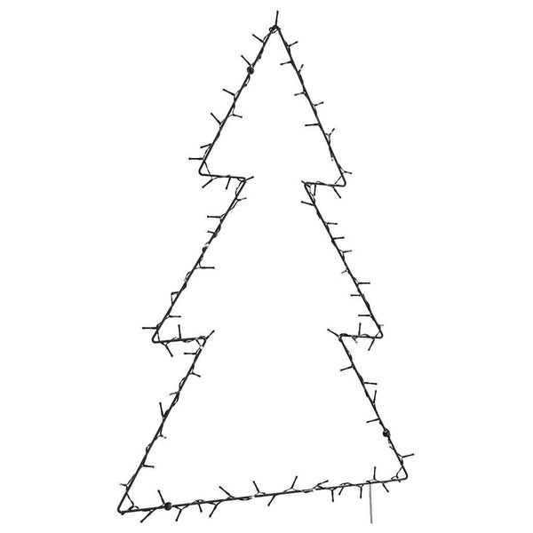 Lämmin valkoinen jouluvalot joulukuusi silhouette Scharlotte 115 LEDs