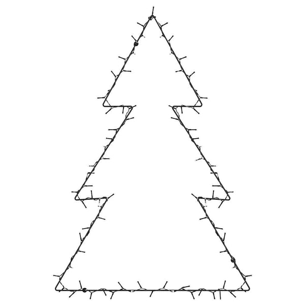 Lämmin valkoinen jouluvalot joulukuusi silhouette Scharlotte 115 LEDs