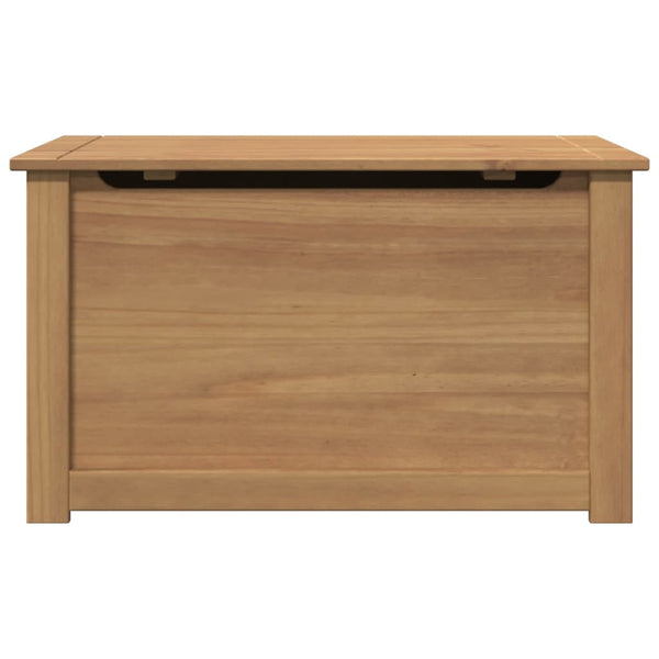 Säilytyslaatikko kannella Panama 79x42x46 cm täysi mänty
