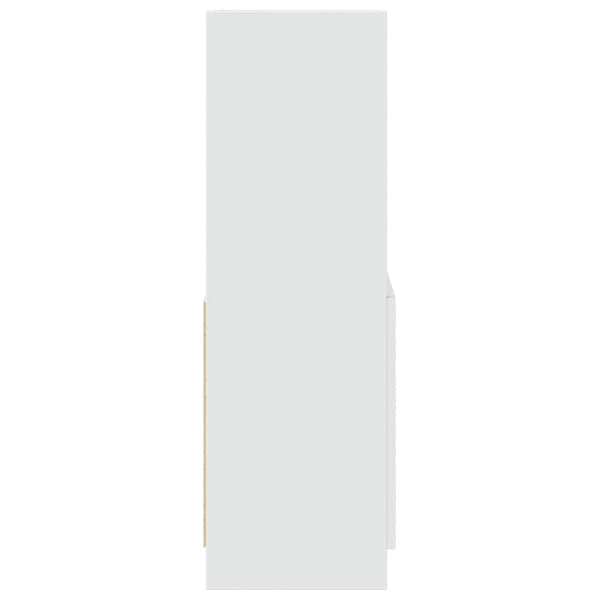 Kaappi valkoinen 63x33x100 cm tekninen puu