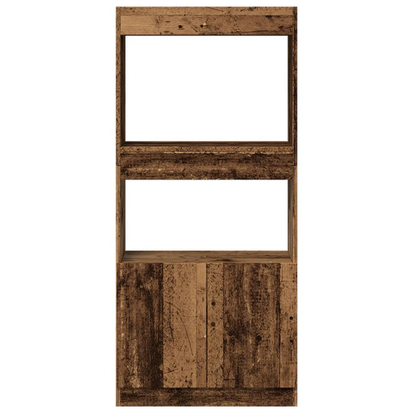 Kaappi vanha puu 63x33x140 cm tekninen puu