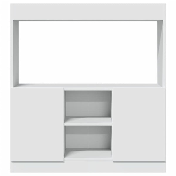 Kaappi valkoinen 92x33x100 cm tekninen puu