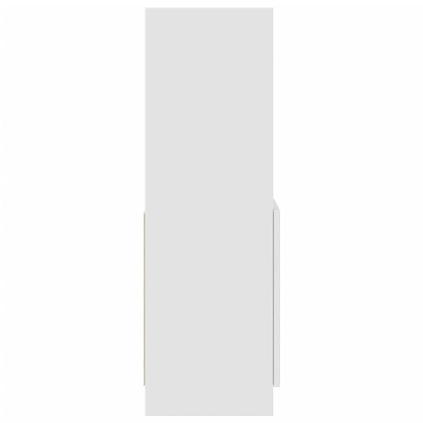 Kaappi valkoinen 92x33x100 cm tekninen puu