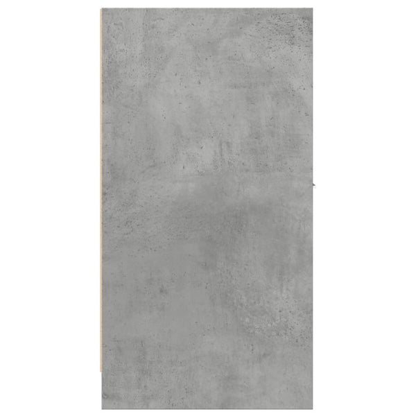 Apteekkarinkaappi betoninharmaa 30x41x77,5 cm tekninen puu