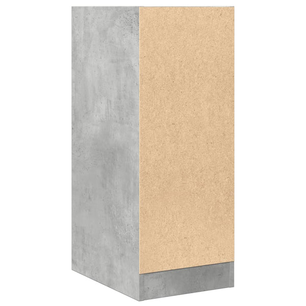 Apteekkarinkaappi betoninharmaa 30x41x77,5 cm tekninen puu
