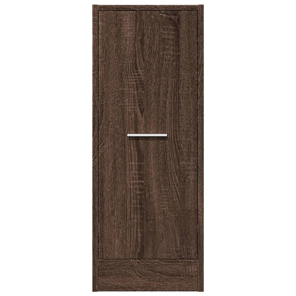 Apteekkarinkaappi ruskea tammi 30x41x77,5 cm lastulevy