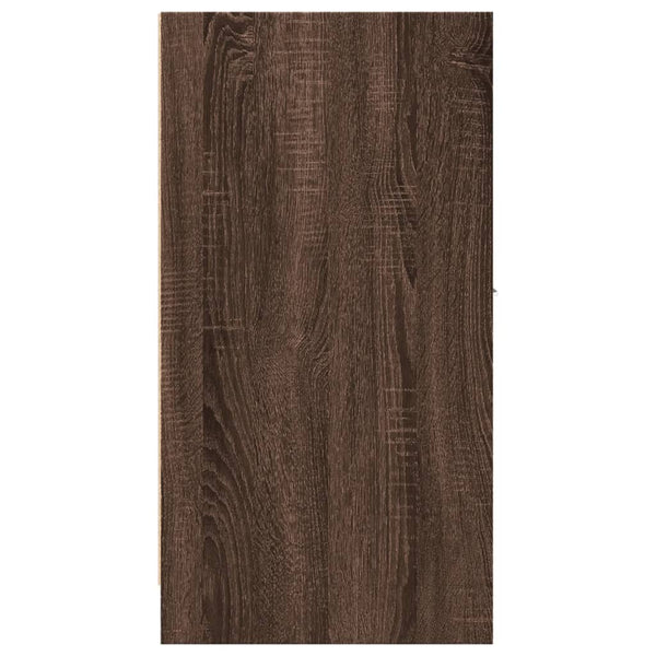 Apteekkarinkaappi ruskea tammi 30x41x77,5 cm lastulevy